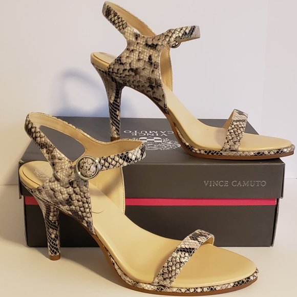 Vince Camuto | Shoes | New Vince Camuto Snake Lynona Sandal Snake Print | Poshmark